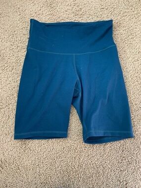 Old Navy High-Rise Active 8” Bike Shorts in Teal
